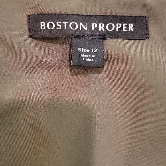 NWOT Boston Proper Olive Tank Top Sz 12 - Picture 10 of 13